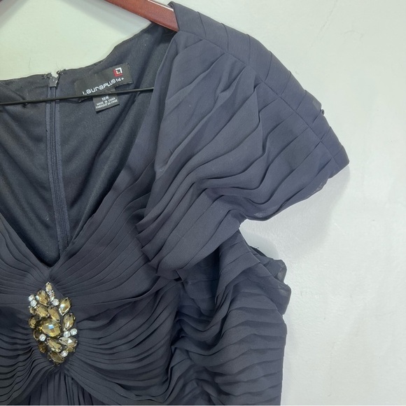 Laura Plus Navy Blue Shift Dress Size 18 Formal - Picture 7 of 13